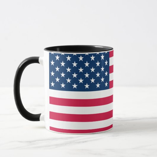 Tasse der amerikanischen Flagge (Links)