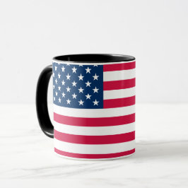 Tasse der amerikanischen Flagge