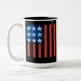 Tasse der amerikanischen Flagge