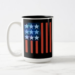 Tasse der amerikanischen Flagge