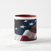 Tasse der amerikanischen Flagge (Zentrum)