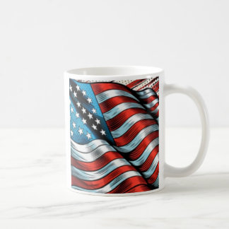 Tasse der amerikanischen Flagge