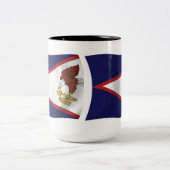 Tasse der amerikanischen Flagge von Samoa (Mittel)