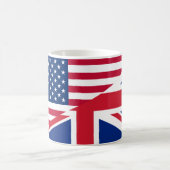 Tasse der amerikanischen und britischen Merged Fla (Mittel)