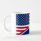 Tasse der amerikanischen und britischen Merged Fla (Links)