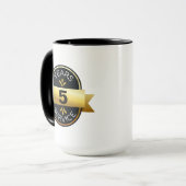 Tasse der Anerkennung von Mitarbeitern zum Jahrest (Vorderseite Links)