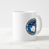 Tasse der Antarktis-Expedition der Universität Mis (Vorderseite Rechts)