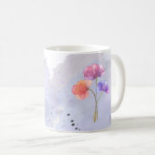 Tasse der Aquarell-Blume (VorderseiteRechts)