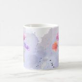 Tasse der Aquarell-Blume (Mittel)