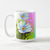 Tasse der Aquarell-Blume (Links)