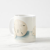 Tasse der Aquarell-Muschel - Stilvolle Küsten (Vorderseite Links)