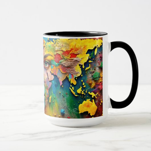 Tasse der Aquarellfarbe (Rechts)