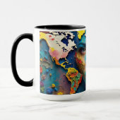 Tasse der Aquarellfarbe (Links)