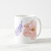 Tasse der Aquarellfarben-Blume (VorderseiteRechts)
