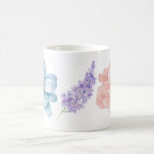 Tasse der Aquarellfarben-Blume (Mittel)