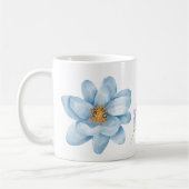 Tasse der Aquarellfarben-Blume (Links)