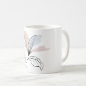 Tasse der Aquarellfarben-Blume (VorderseiteRechts)