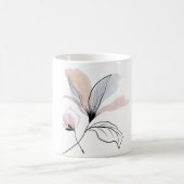 Tasse der Aquarellfarben-Blume (Mittel)