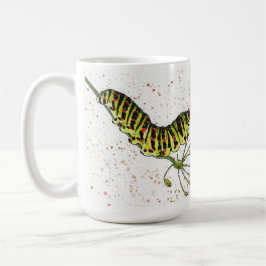 Tasse der Aquarellfarben-Raupe