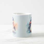 Tasse der Aquarellpinguine (Mittel)