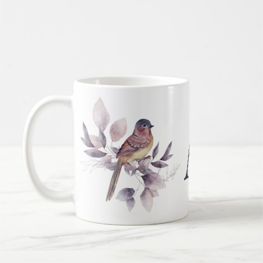 Tasse der Aquarellvögel (Links)