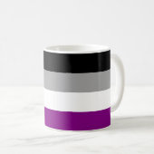 Tasse der asexuellen Flagge (VorderseiteRechts)