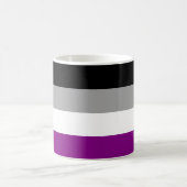 Tasse der asexuellen Flagge (Mittel)