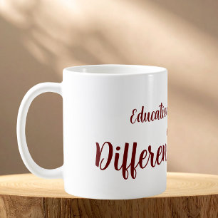 Tasse der Assistenzkraft für die Affirmation