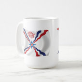 Tasse der assyrischen Nationalflagge (Vorderseite Links)