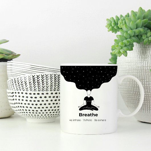 Tasse der Atemmedizin - Starry Night Zen