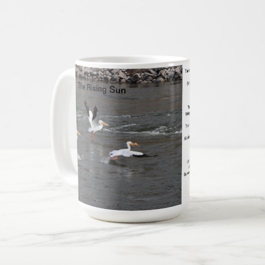 Tasse der aufsteigenden Sonne (Vorderseite Links)