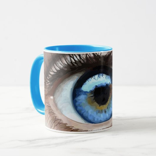 Tasse der Augen (Vorderseite Links)