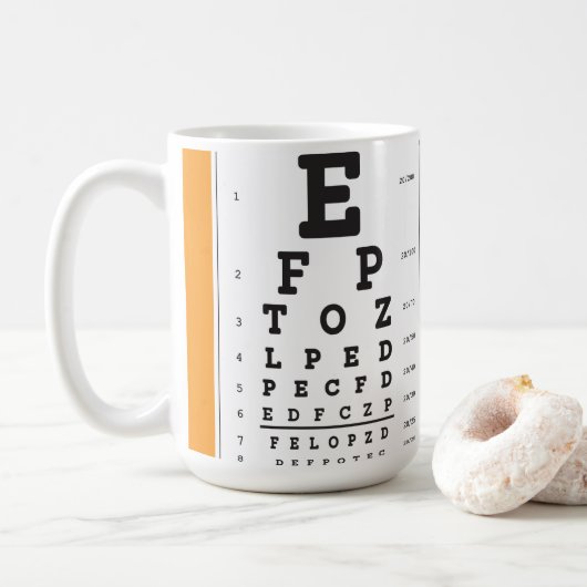 Tasse der Augendiagramme (Mit Donut)