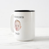 Tasse der BabyGesicht, individuelles Foto für Kind (Vorderseite Links)