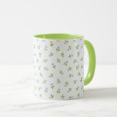 Tasse der Babyknospen mit farbenfroher Handgriff (VorderseiteRechts)