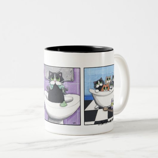 Tasse der Badezimmer-Mätzchen-#1 (VorderseiteRechts)