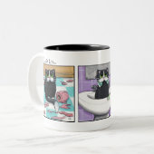 Tasse der Badezimmer-Mätzchen-#1 (Vorderseite Links)