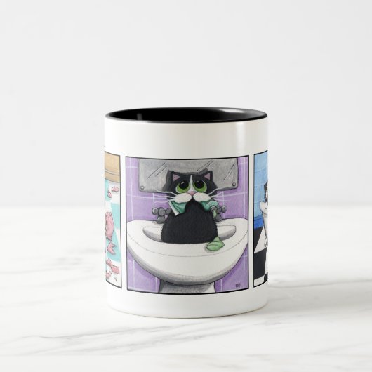 Tasse der Badezimmer-Mätzchen-#1 (Mittel)