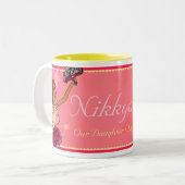 Tasse der Ballerina-Tochter (Vorderseite Links)