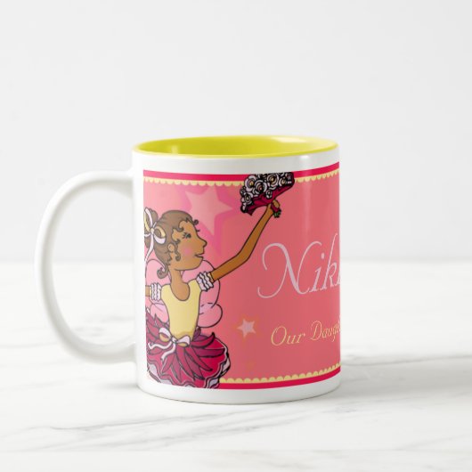 Tasse der Ballerina-Tochter (Links)