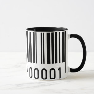 Tasse der Barcode-Keramik