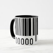 Tasse der Barcode-Keramik (Vorderseite Links)