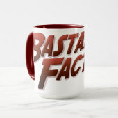Tasse der Bastard Factory-Logos - Rot (Vorderseite Links)