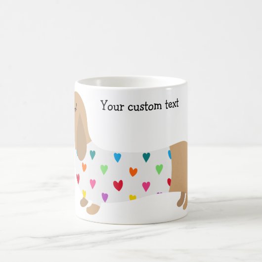 Tasse der benutzerdefinierten Dackel (Mittel)