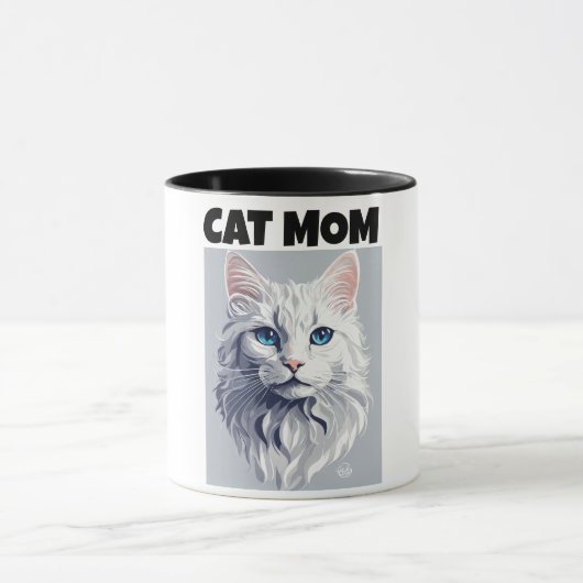 Tasse der benutzerdefinierten Katze-Mama - Muttert (Zentrum)