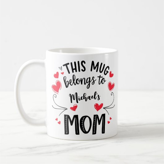 Tasse der benutzerdefinierten Mama - Diese Tasse g (Links)