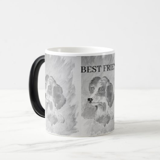 Tasse : Der beste Beagle des Menschen (Vorderseite Links)