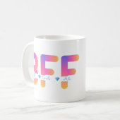 Tasse der BESTE FREUNDIN mit personalisierten Name (Vorderseite Links)