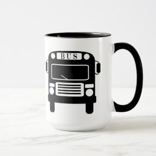 Tasse der besten Bus-Treiber-Silhouette