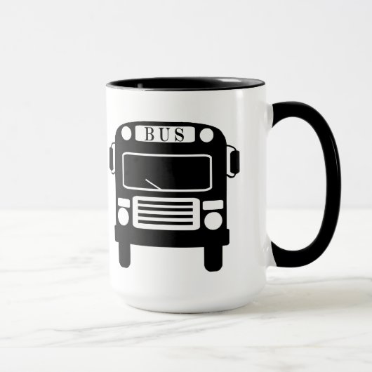 Tasse der besten Bus-Treiber-Silhouette (Rechts)